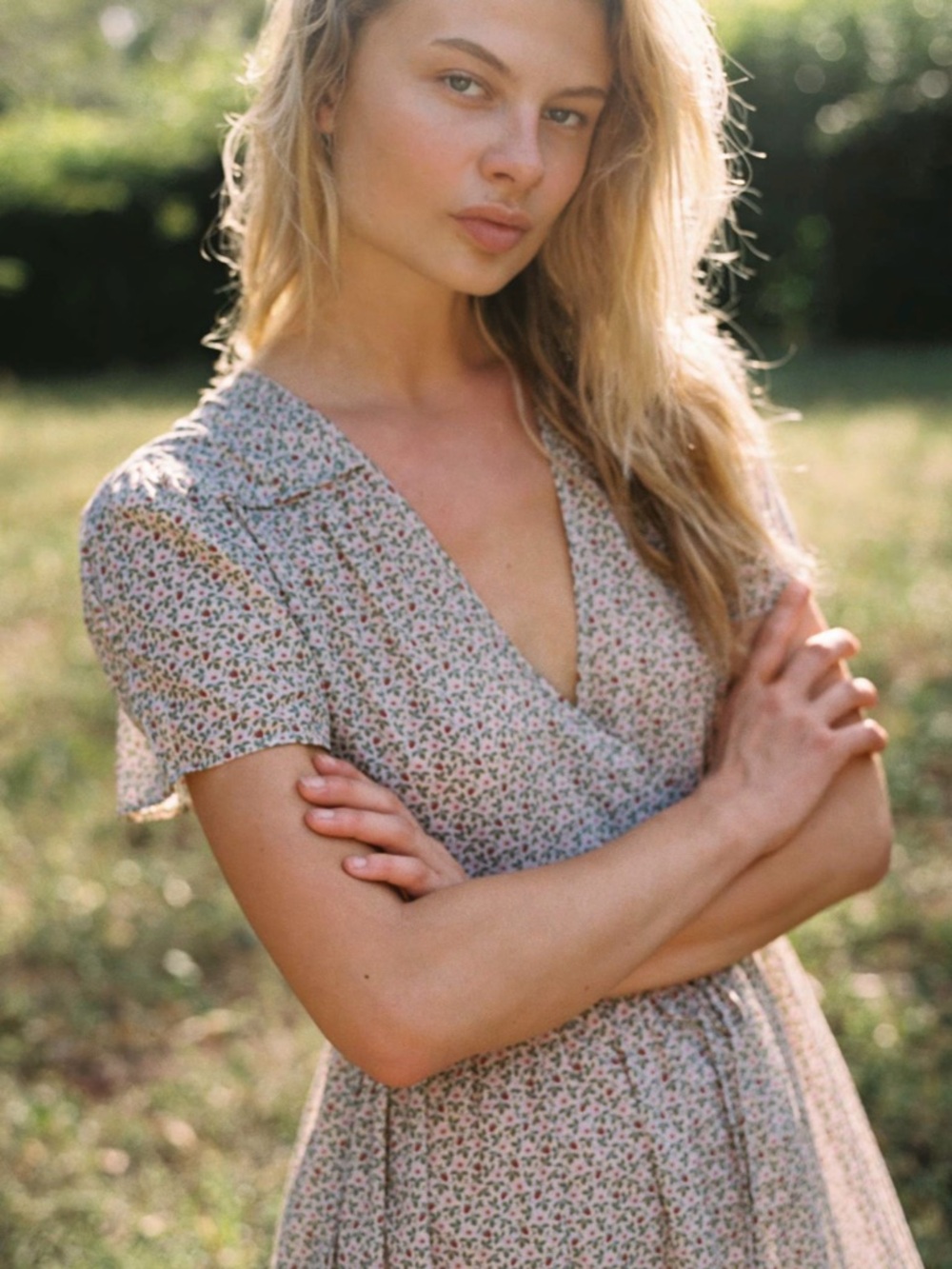 OPEN TO OFFERS Christy Dawn DAWN DRESS Cream Strawberry size XSP
